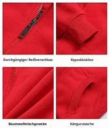 JACKETOWN Jungen Sweatjacke Gefüttert Kinder Hoodie Sweatshirt Kapuzenpullover Fleecejacke mit Kapuz