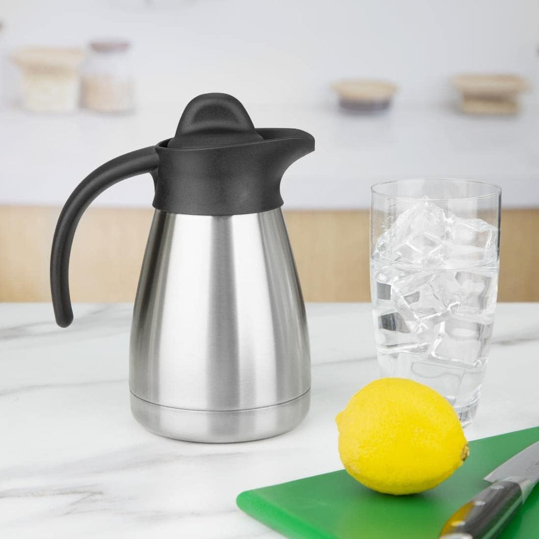 Isolierkanne mit Schraubverschluss von Olympia, 500 ml, aus Edelstahl, 500 ml