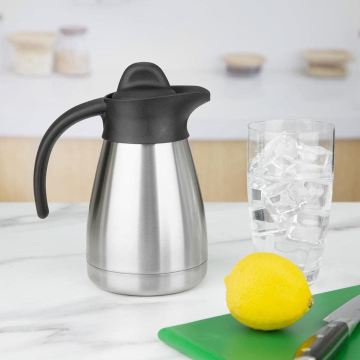 Isolierkanne mit Schraubverschluss von Olympia, 500 ml, aus Edelstahl, 500 ml