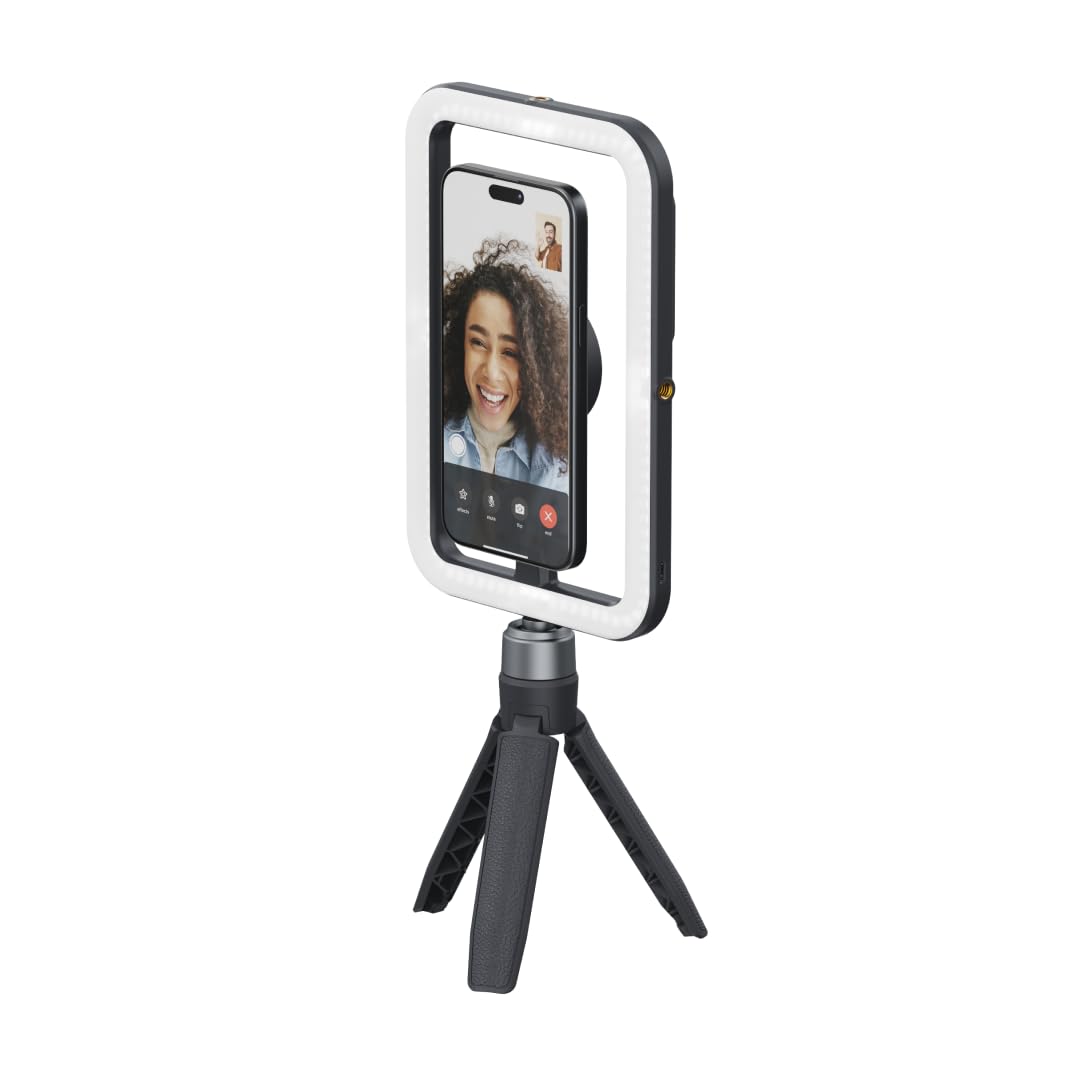 ShiftCam SnapStudio Light - LED-Magnetringlicht mit regelbarer Helligkeit, regelbarer Temperatur, US