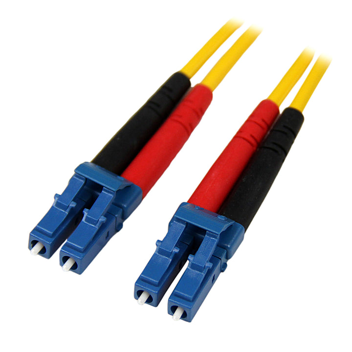 StarTech.com 4m Singlemode 9/125 Duplex LSZH LC auf LC OS1 LWL / Glasfaser-Netzwerkkabel, Gelb 13 ft