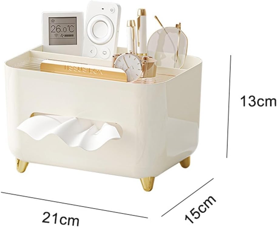Multifunktionaler Taschentuchbox-Halter, Taschentuchspender, Taschentuchbezug-Nachttisch-Organizer,