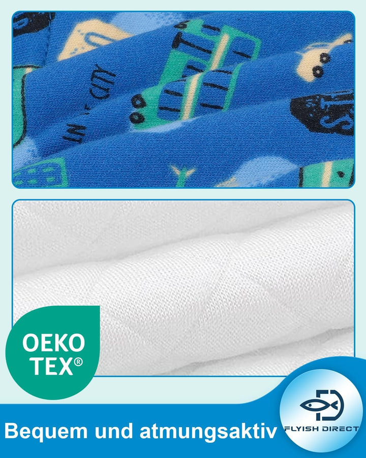 FLYISH DIRECT Baby Töpfchen Trainingshose für Töpfchentraining, 6-Lagen-Struktur Kinder Trainingsunt