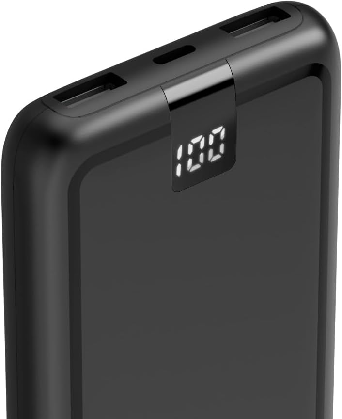 Hama Powerbank Performance 10 10000mAh (externer Akku mit 1x USB C + 2x USB A, Power Pack zertifizie