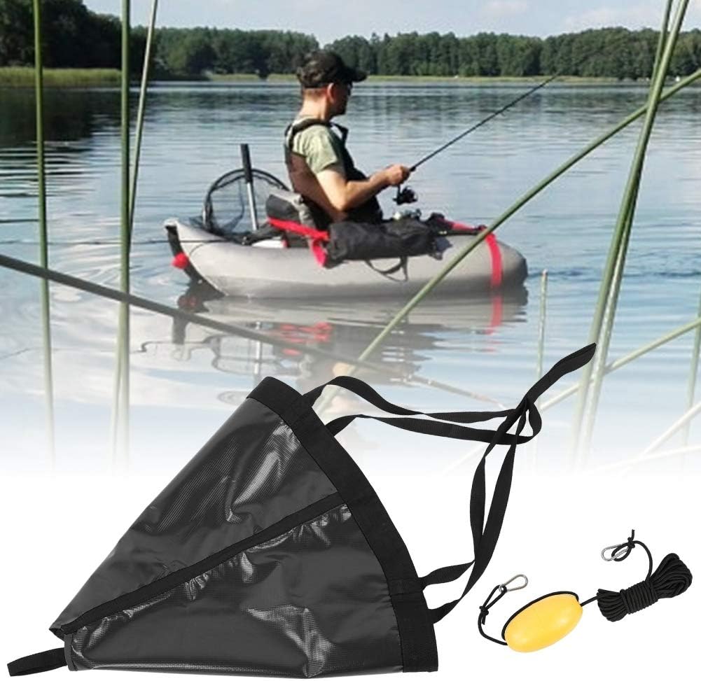 Bootsanker Set, 24 Zoll Drift Socke Sea Anchor Drogue, Heavy Duty Drift Anker mit Schwimmpunkt Leich
