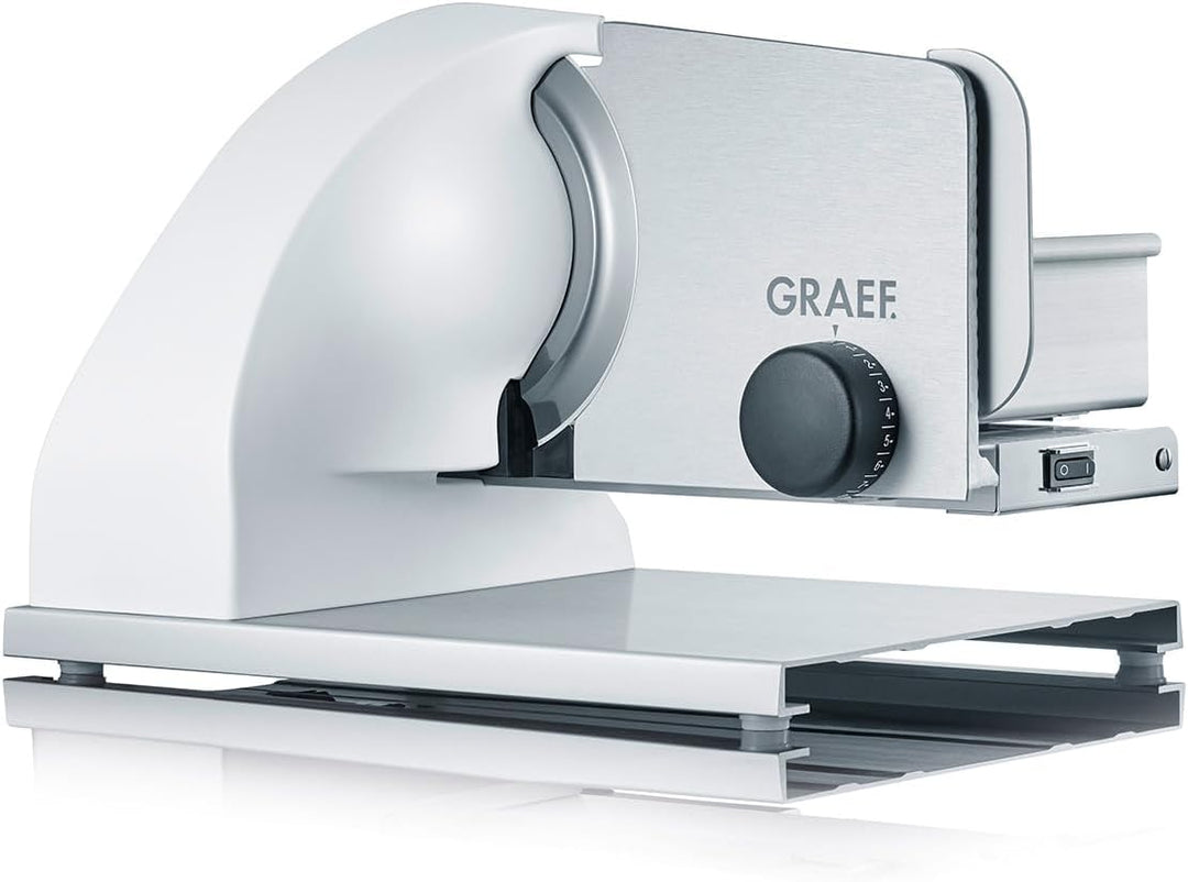 GRAEF SKS901EU Allesschneider, aluminium eloxiert/weiss Aluminium Eloxiert / Weiss, Aluminium Eloxie