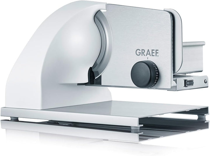 GRAEF SKS901EU Allesschneider, aluminium eloxiert/weiss Aluminium Eloxiert / Weiss, Aluminium Eloxie