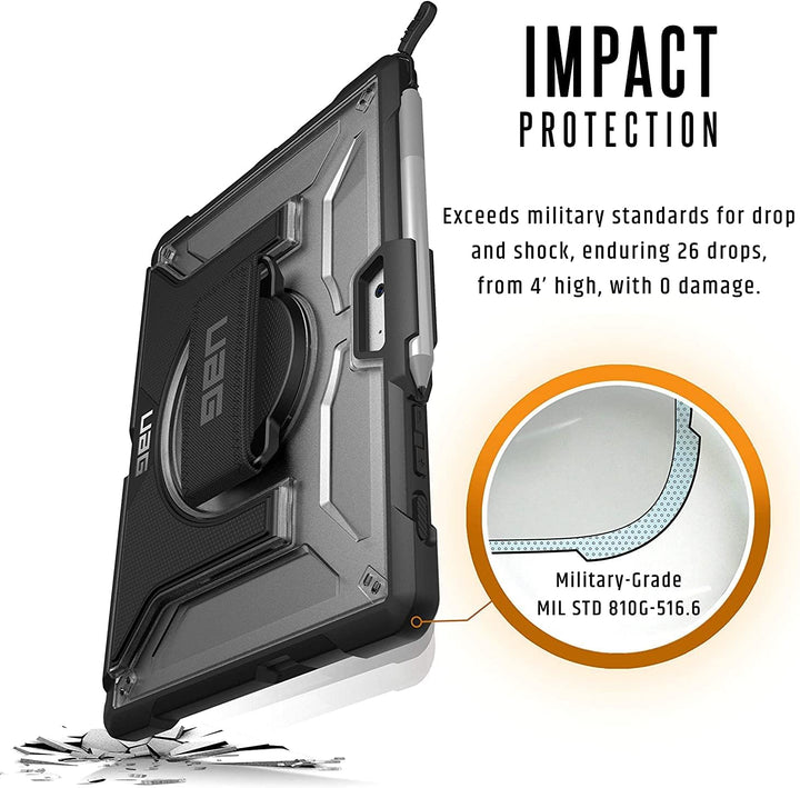 Urban Armor Gear Plasma Schutzhülle nach US-Militärstandard für Microsoft Surface Go- transparent [H
