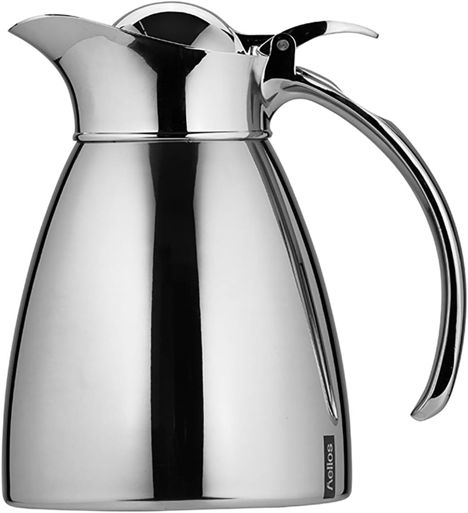 Helios Brilliant Edelstahl-Isolierkanne, poliert, 0,6 Liter, 0,6 Liter