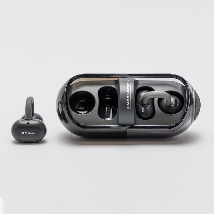 Moondrop Pill Open Ear Kopfhörer Bluetooth 6.0 OWS Hängende Kopfhörer IPX4 Open Ear Clip Wireless Bu