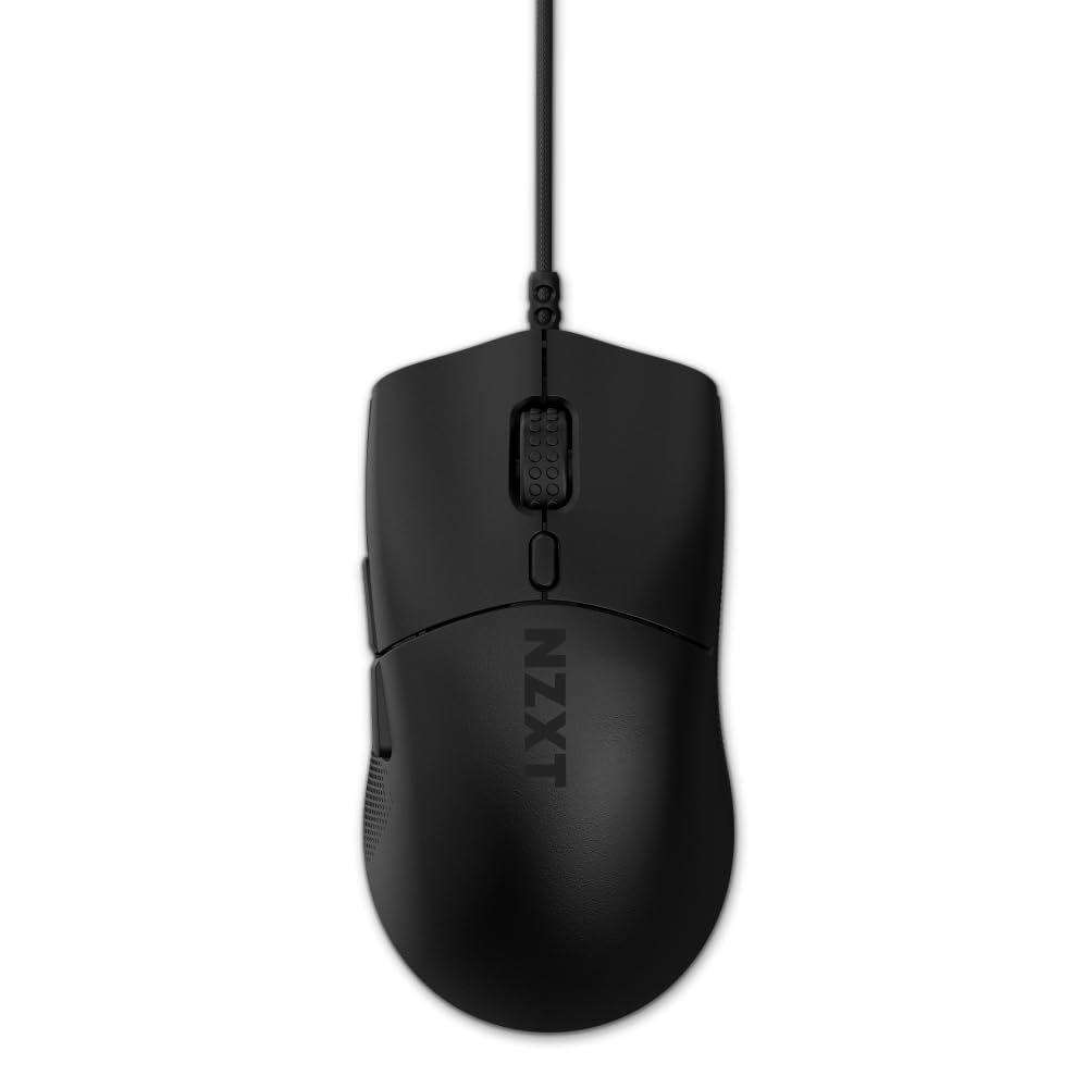 NZXT Lift 2 Symm | Leichte symmetrische kabelgebundene Gaming-Maus | Leichte 58-g-Konstruktion | 8K-