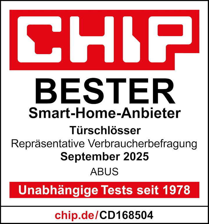 ABUS Fensterantrieb WINTECTO One – Smarter Fenstergriff für Fenster, Balkon- und Terrassentür – mit