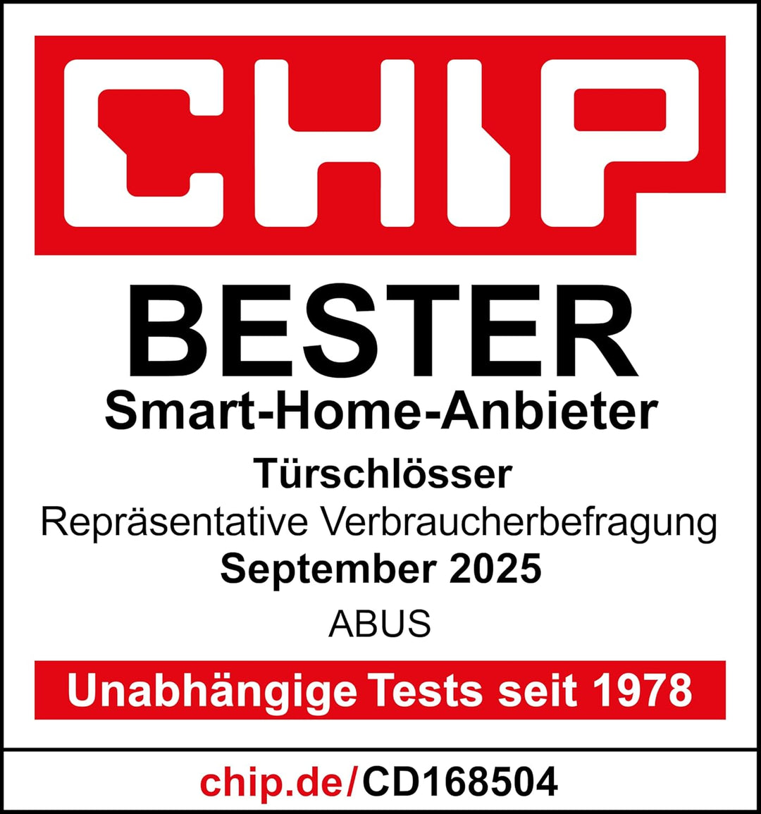ABUS Fensterantrieb WINTECTO One – Smarter Fenstergriff für Fenster, Balkon- und Terrassentür – einf