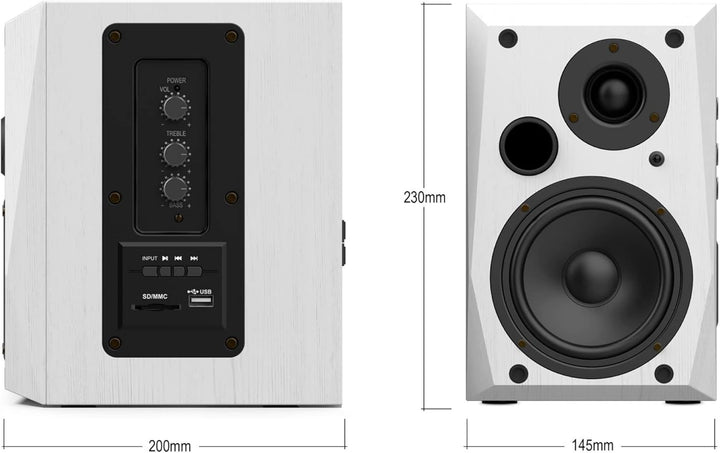 WIIBO- Neo 50 - Tragbare Bluetooth-Lautsprecher - HiFi Smart Speakers - Regallautsprecher - Leistung