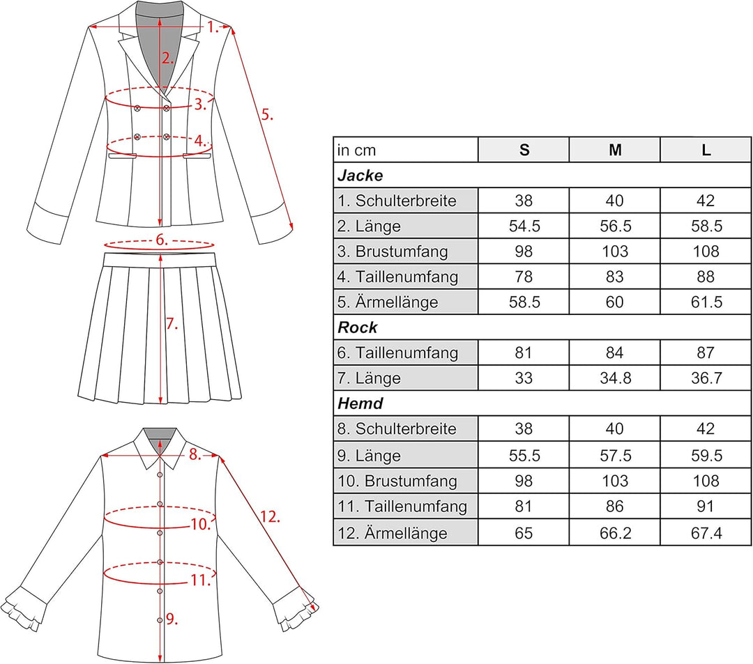 CoolChange Hyakkaou Schuluniform von Kirari Momobami | Cosplay Kostüm für Kakegurui Fans | Grösse: S