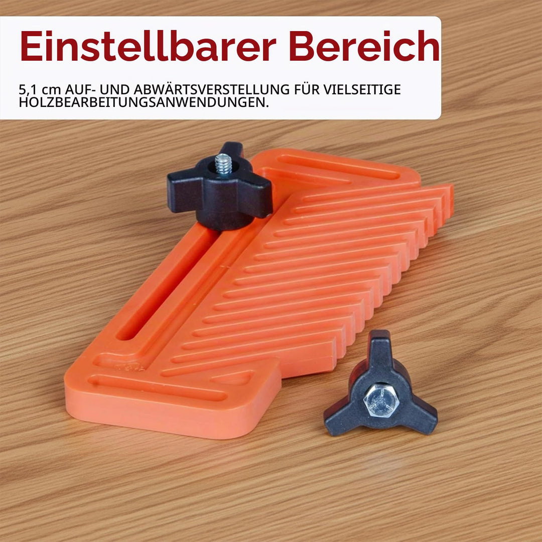 Tischsägen Doppel Federbrett, 2 Stk Einstellbar Druckkamm, Holzbearbeitung Sicherheit Featherboard,