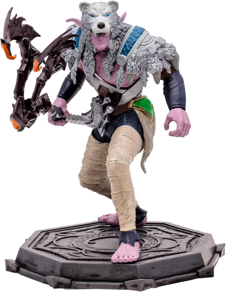 McFarlane World of Warcraft Actionfigur Night Elf: Druid/Rogue 15 cm, Night Elf: Druid/Rogue