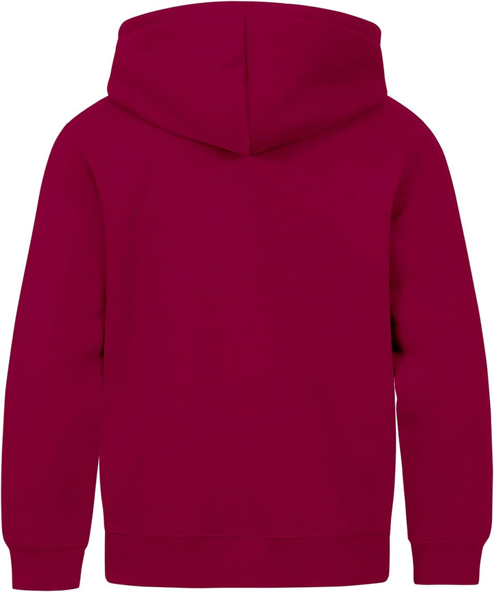 Neverless® Kinder Hoodie Mädchen Blumen Aufdruck Kapuzenpullover Sweatshirt Kapuze 140 Bordeauxrot,