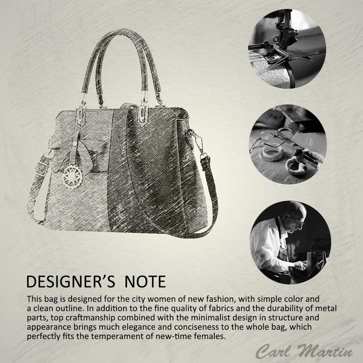 NICOLE&DORIS Damen Handtasche Schultertasche Frau Top Griff Taschen Umhängetasche Retro Weiblich Des