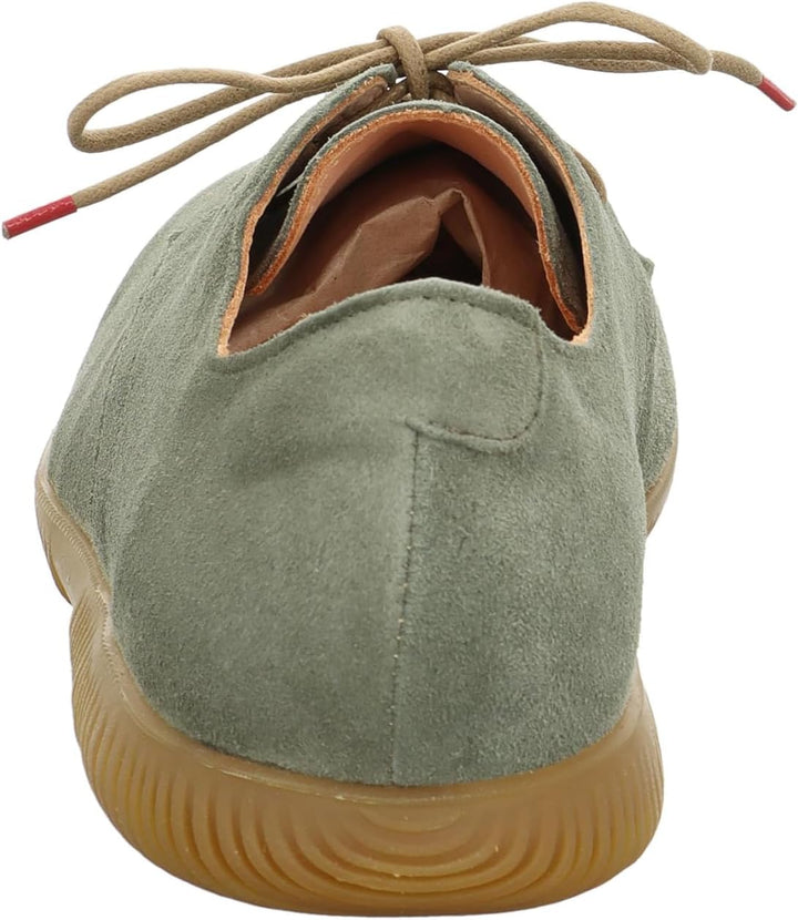 Think! Herren Hauki Chromfrei Gegerbte Nachhaltige Schnürhalbschuhe 45 EU 7000 Olive, 45 EU 7000 Oli