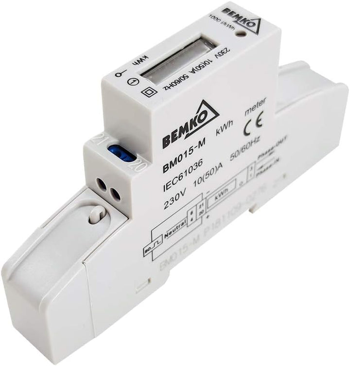 BEMKO A30-BM015-M BM STROMMESSGERÄT 1-PHASEN Stromzähler 1-Phasen 10 (50)A Mechanische, 1-Phasen 10