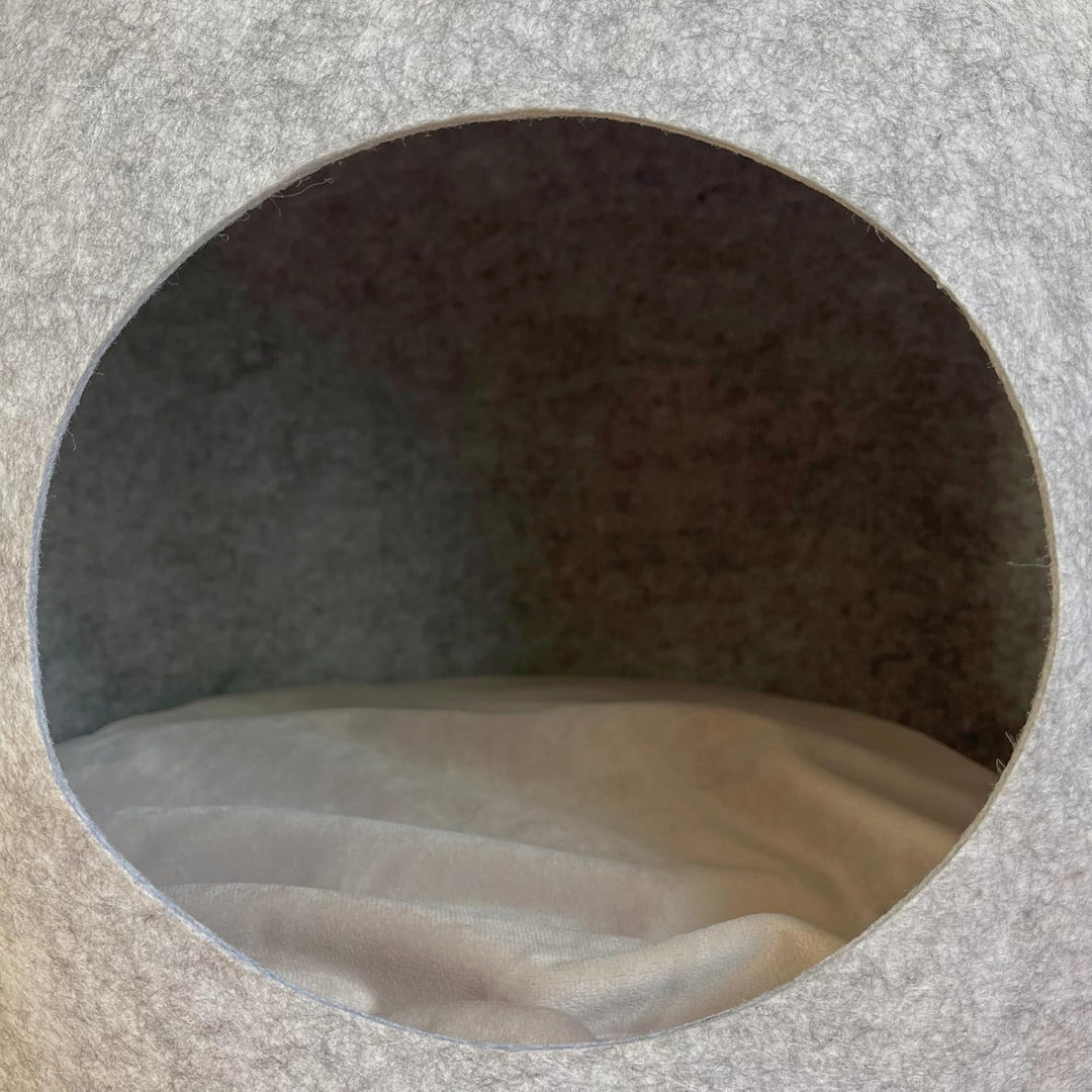 Katzenhöhle Filz für Katzen. Katzen Bett. Bed Rest. Cat Bed. Katzenbett Höhle und Katzen Kissen Inbe