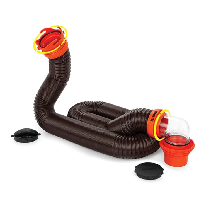Camco 39761 RV-Sewer-Fittings Abwasserschlauch-Verlängerungsset, 4,6 m Standardverpackung, Abwassers