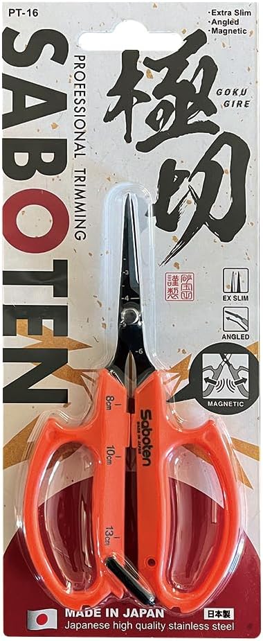 Saboten "Gokugire Automatic" Professional Trimming Shears (with 1 pair of magnets) -Made in Japan- (