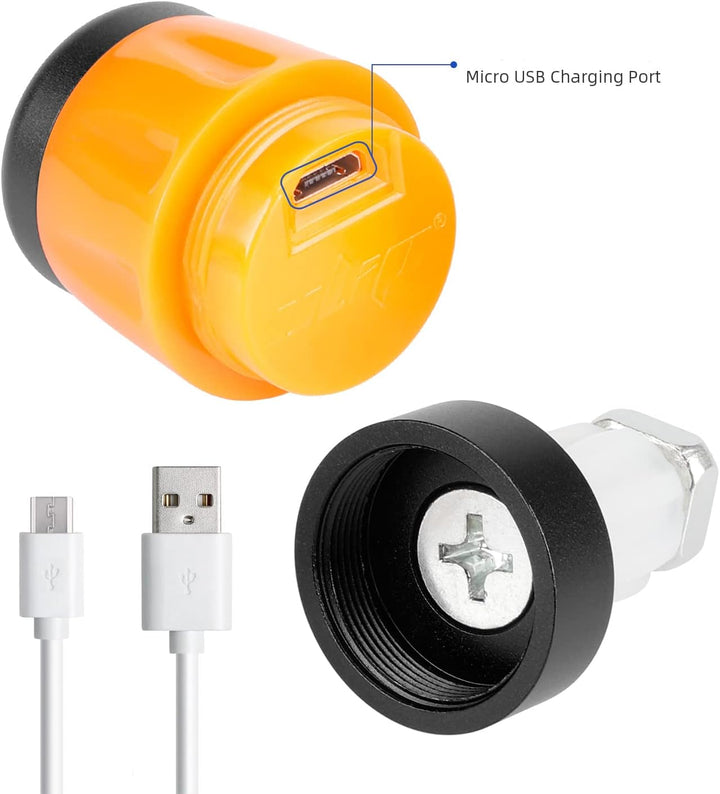 Fututech LED-Lenkerleuchte, wasserdicht, für Elektroroller, Lenkerstopfen für Xiaomi, Blinker, wiede