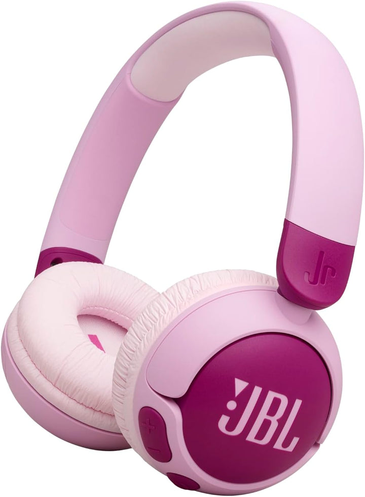 JBL Junior 320 BT, Kabellose On-Ear Bluetooth-Kopfhörer mit eingebautem Mikrofon für Kinder, 50 h Wi