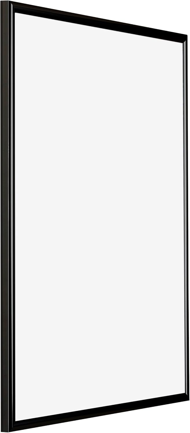 yd. Your Decoration - Bilderrahmen 75x100 cm - Schwarz Hochglanz - Bilderrahmen aus Kunststoff mit A