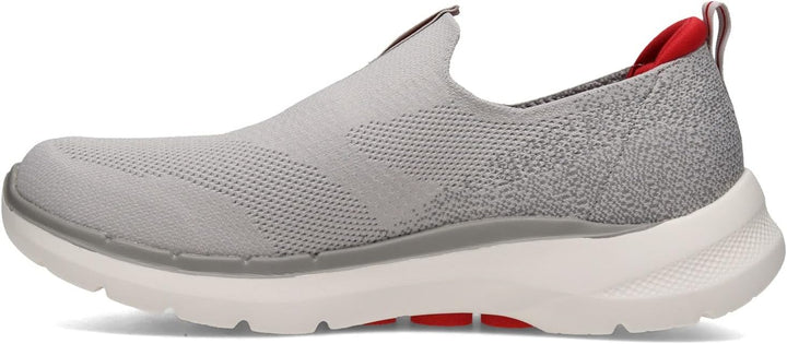 Skechers Premium Damen Sneakers 45.5 EU X-Weit Grau Rot, 45.5 EU X-Weit Grau Rot