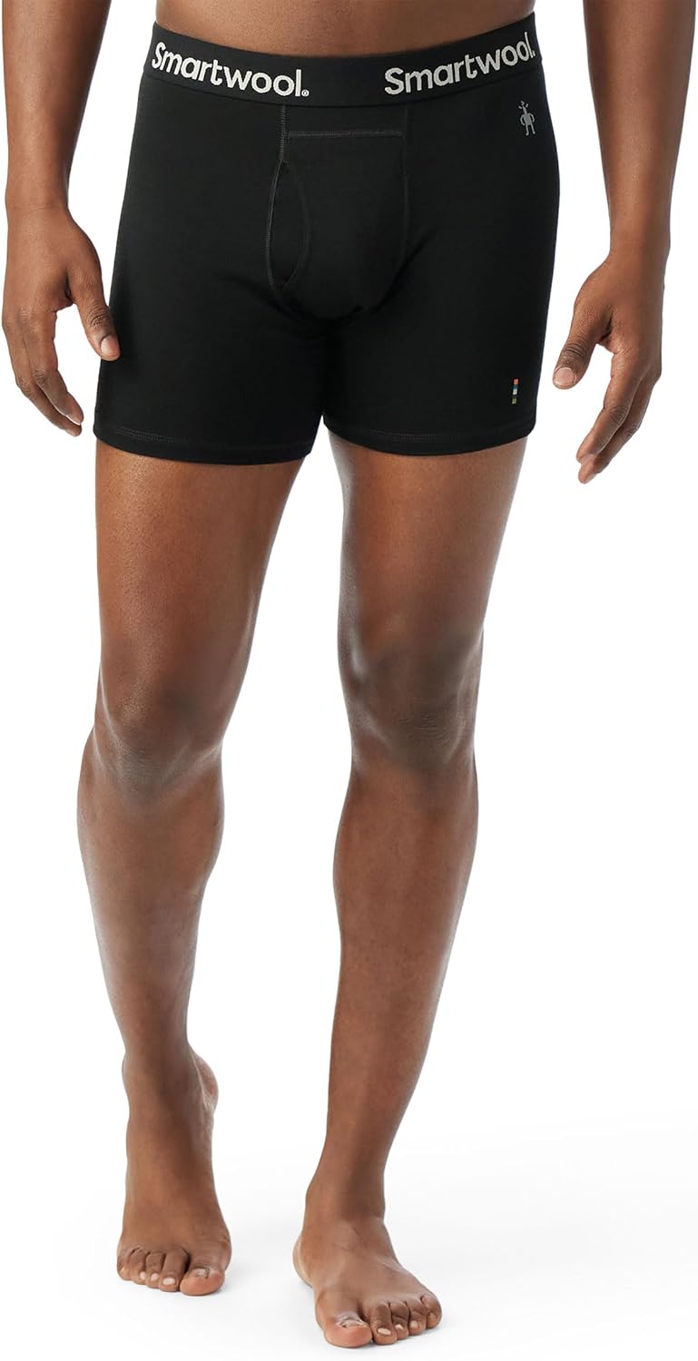 Smartwool Damen Herren Merino Boxershorts S Schwarz, S Schwarz