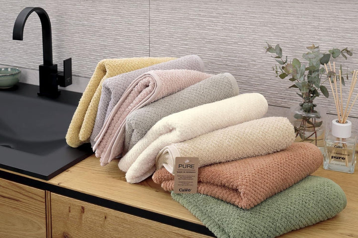 CAWÖ Home Handtücher Pure 6500 Natur - 356 Duschtuch 80x150 cm, Duschtuch 80x150 cm