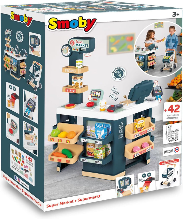 Smoby Supermarkt mit Einkaufswagen