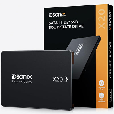 iDsonix SATA SSD 1TB 2,5 Zoll SSD Festplatte Intern, 560MB/s Lesen, 480MB/s Schreiben, mit 3D NADA F