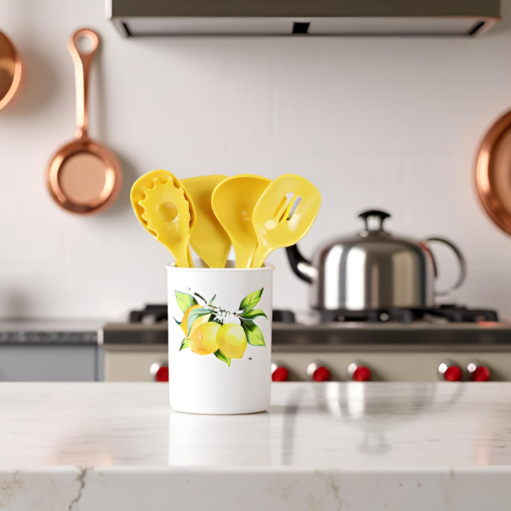 Reston Lloyd Calypso Basics Utensilienhalter, frische Zitronen Utensil Holder Frische Zitronen, Uten