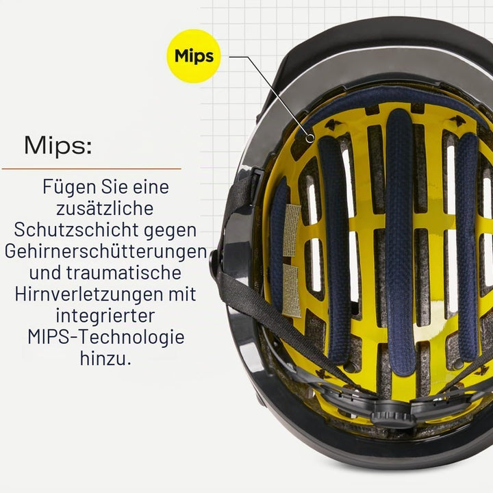 Thousand Chapter MIPS Fahrradhelm für Erwachsene, LED-Rücklicht, Radfahren & Fahrradsicherheitszerti