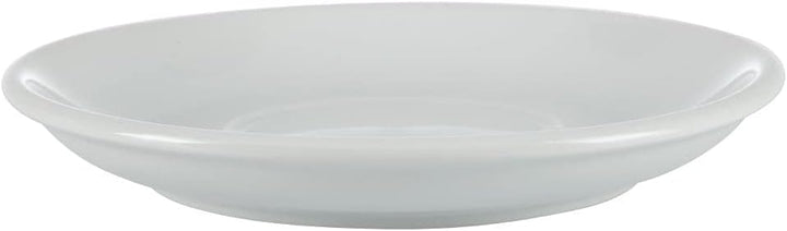 Olympia Athena Untertassen 145 mm/5,75 Zoll (24 Stück), weisses Porzellan, passend für Tassen CC201,