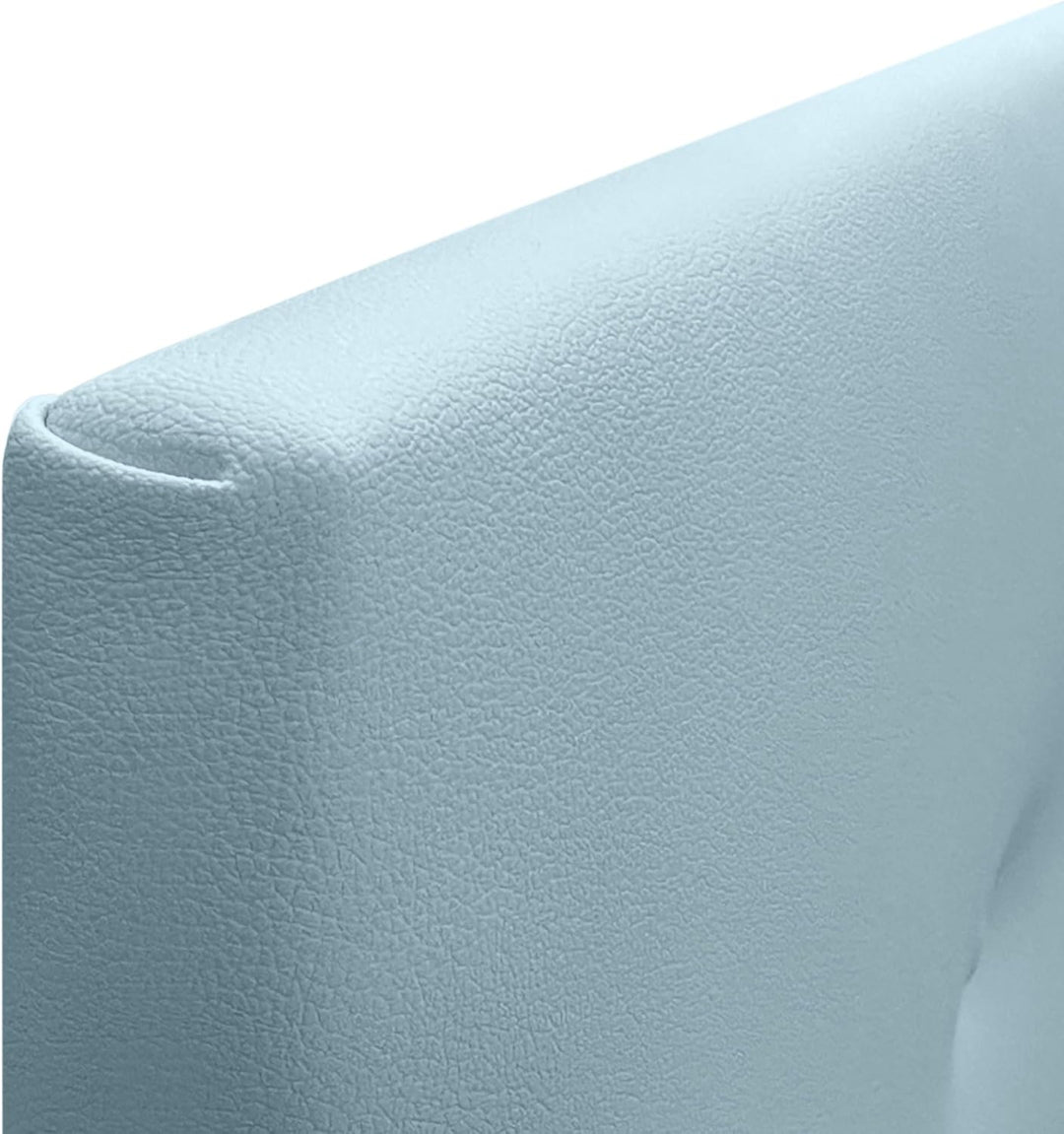 DHOME Kopfteil aus Kunstleder oder Stoff AQUALINE Glattes gepolstertes Kopfteil Luxusbett Kopfteil (