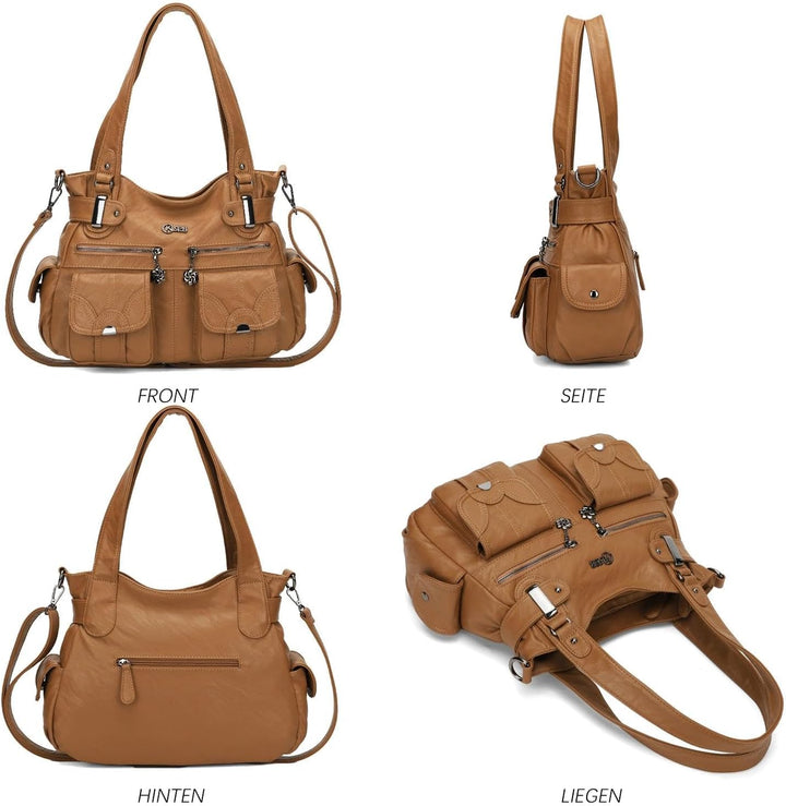KL928 Tasche Damen Handtasche Umhängetaschen Damenhandtasche Schultertasche Lederhandtasche elegante