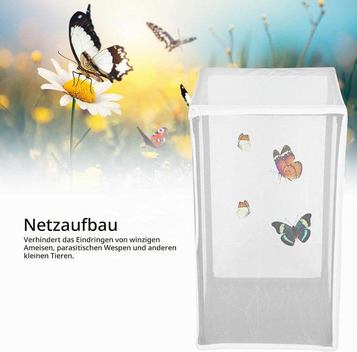 Insektennetzkäfig Hinterhof Schmetterlingskäfig Lebensraum Schmetterlingsnetz Zuchtkäfige Gewächshau