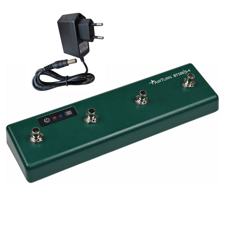 Airturn BT500-S4 Bluetooth Fussschalter Footswitch Controller Fernbedienung mit keepdrum 9V Netzteil