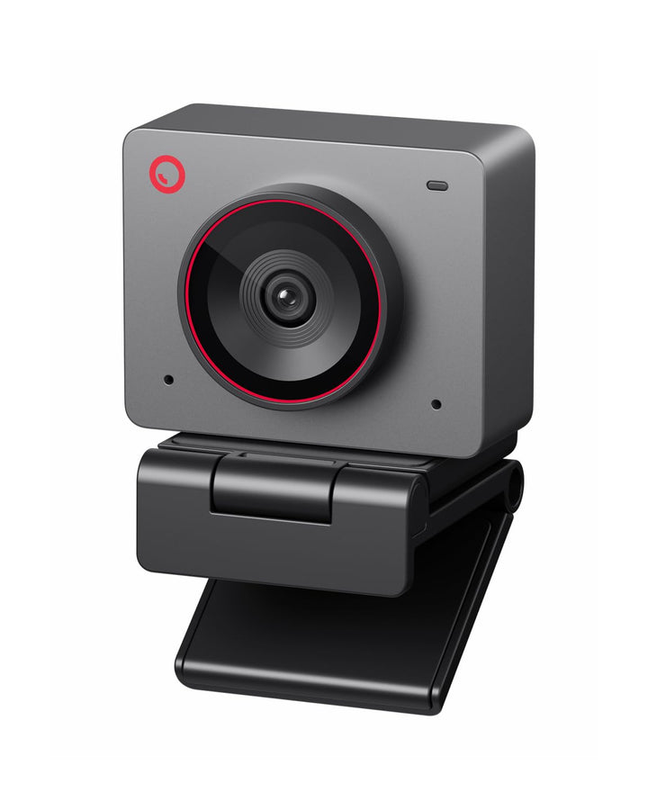 OBSBOT Meet 2-4K Webcam für PC mit 1/2" Sensor, KI Framing& Autofokus, Beauty-Modus, Gestensteuerung