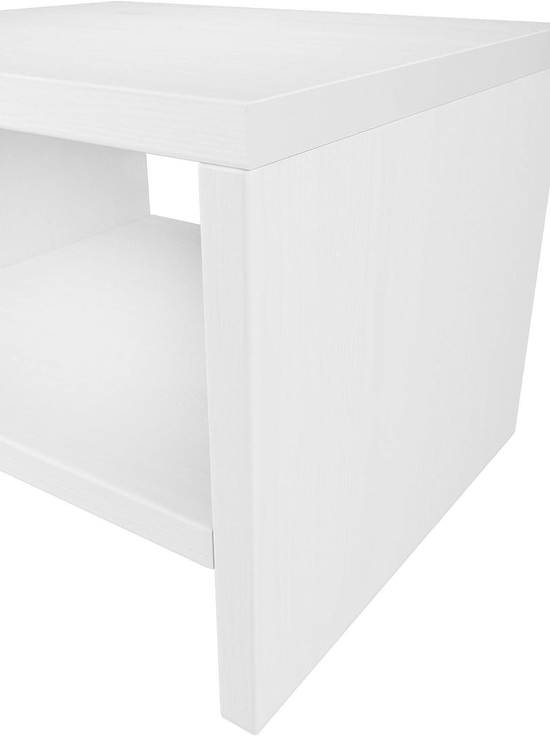 Erst-Holz Nachttisch modern weiss Kiefer massiv 90.20-K5 W