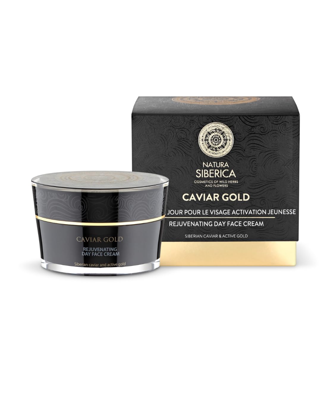 Natura Siberica, Caviar Gold Rejuvenating Day Gesichtscreme 1er Pack x 50 ml, Lavendel