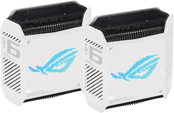 ASUS ROG Rapture GT6 AX10000 2er Set Tri-Band Gaming Mesh WiFi System kombinierbarer Router (Tetheri