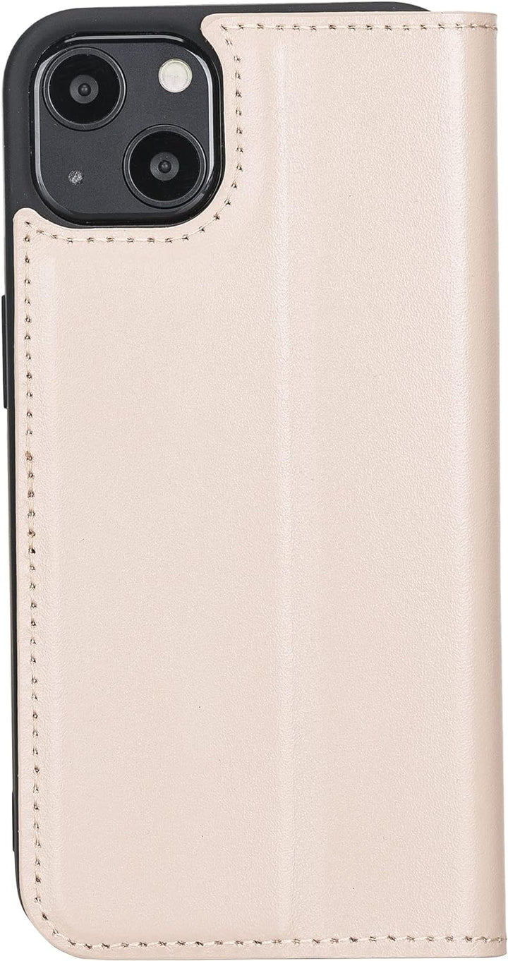 Solo Pelle aufklappbare Lederhülle kompatibel für iPhone 13 Mini in 5.4 Zoll inkl. 1 Kartenfach für