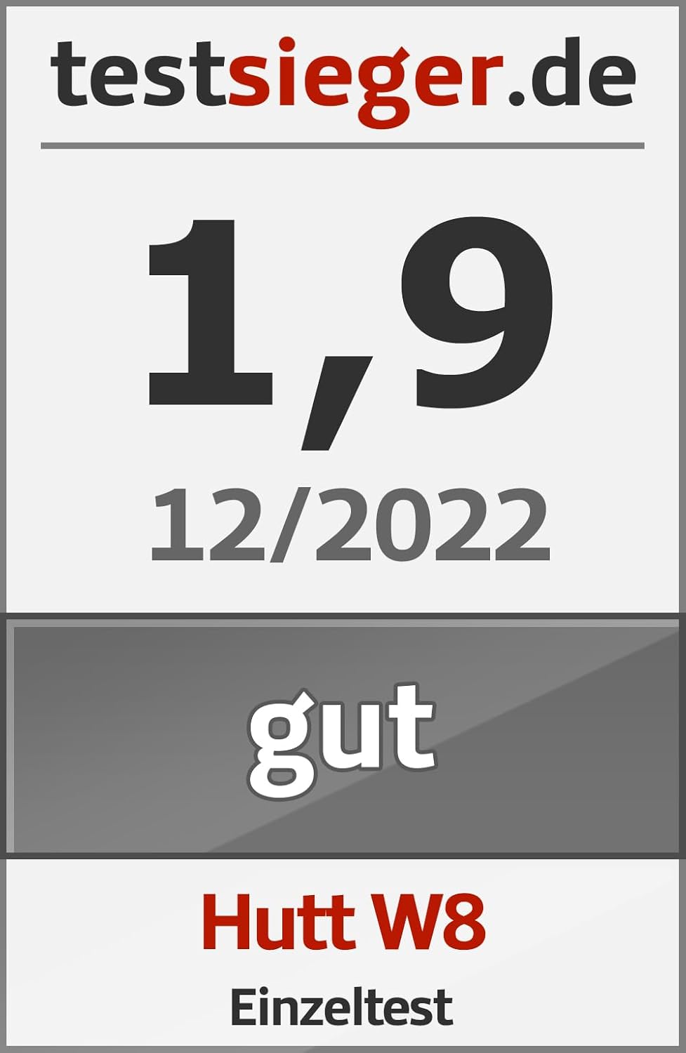 Hutt W8 Fensterputzroboter & Wischroboter für Flächen wie Fliesen, Spiegel etc (max 3800Pa Saugleist