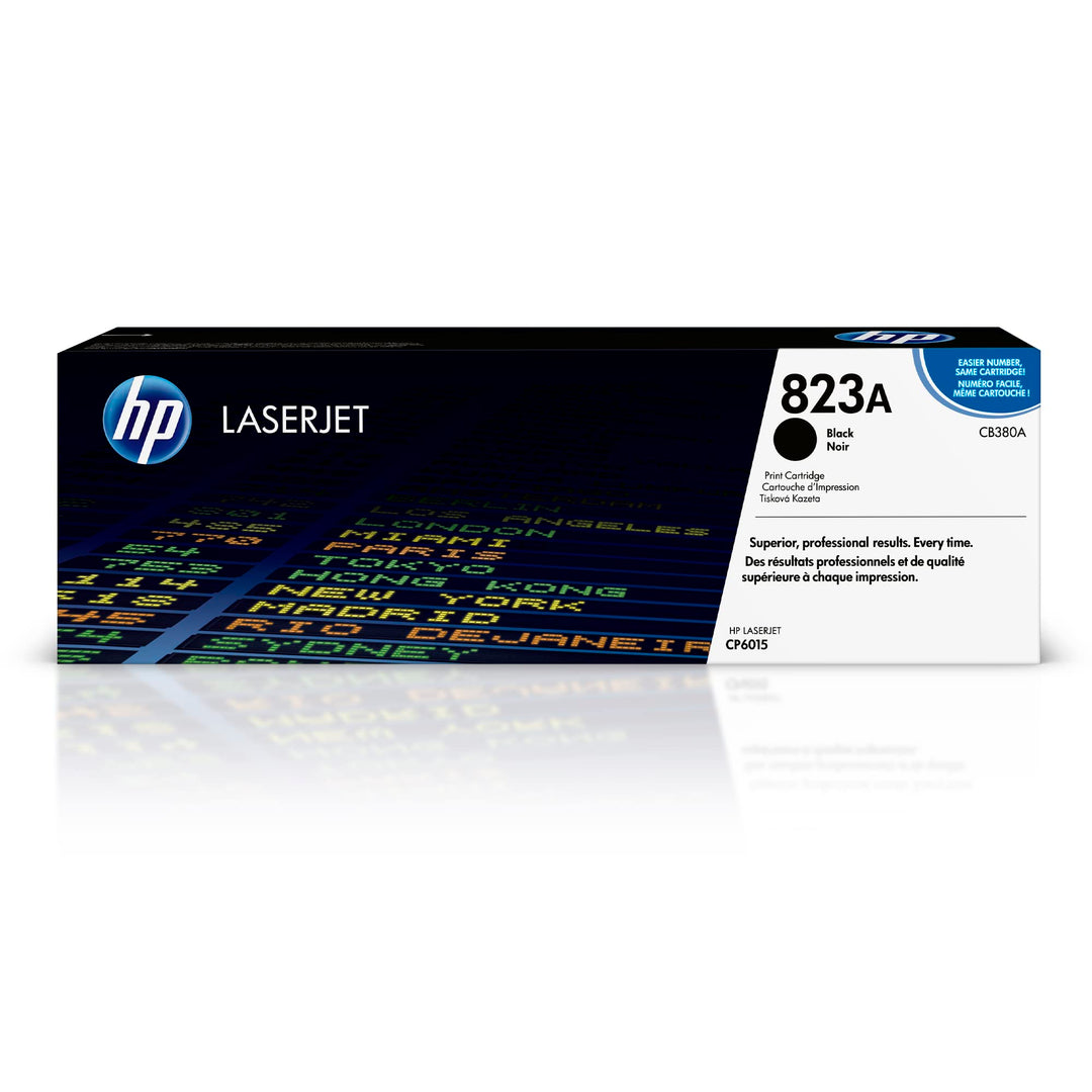 HP 823A (CB380A) Schwarz Original Toner für HP Color Laserjet CP6015dn, schwarz